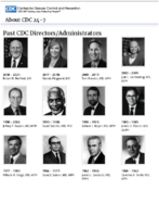 Past CDC DirectorsAdministrators 1942 to 2021