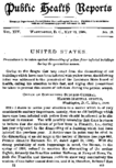Public health reports  v 14 no 19 May 12 1899