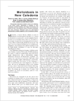 Melioidosis in New Caledonia
