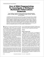 Use of DNA fingerprinting to investigate a multiyear multistate tuberculosis outbreak