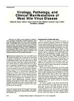 Virology Pathology and Clinical Manifestations of West Nile Virus Disease