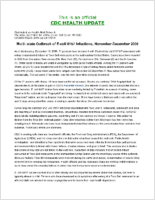 MultiState Outbreak of EColi 0157 Infections NovemberDecember 2006 Thursday December 14 2006 1350 EST 150 PM EST