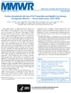 Factors Associated with Use of HIV Prevention and Health Care Among Transgender Women  Seven Urban Areas 20192020