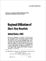 Regional Utilization of ShortStay Hospitals United States  1965