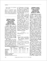 Antimicrobial Drugresistant Salmonella Typhimurium Reply to Dahl