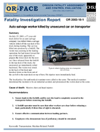 Auto salvage worker killed by unsecured car on transporter
