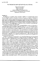 The National Occupational Health Survey of Mining