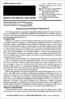 MMWR Morbidity and Mortality Weekly Report June 1 1984  Vol 33  No 21