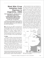 West Nile Virus Isolation from Equines in Argentina 2006