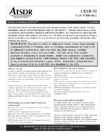 Cesium  CAS 7440462