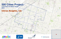 500 Cities Project Local Data for Better Health 2016 Citrus Heights CA