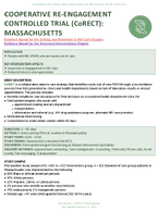 COOPERATIVE REENGAGEMENT CONTROLLED TRIAL CoRECT MASSACHUSETTS