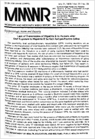 MMWR Morbidity and Mortality Weekly Report July 21 1978  Vol 27  No 29
