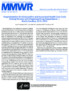 Hospitalizations for Endocarditis and Associated Health Care Costs Among Persons with Diagnosed Drug Dependence  North Carolina 20102015