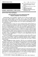 MMWR Morbidity and Mortality Weekly Report March 1 1985  Vol 34  No 8