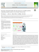 Assessing Community Health Risks from Exposure to Ultrafine Particles Containing Transition Metals in the Greater Houston Area