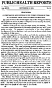 Weekly Reports for SEPTEMBER 12 1913
