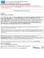 Erratum Vol 61 No 5