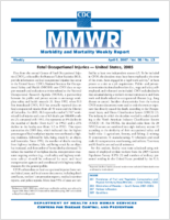 MMWR Morbidity and Mortality Weekly Report Vol 56 No 13 April 6 2007