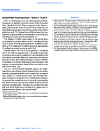 Ground Water Awareness Week  March 814 2015