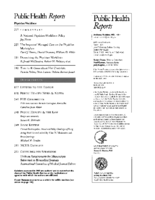 Public Health Reports  v 112 no 3  masthead