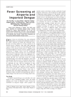 Fever Screening at Airports and Imported Dengue