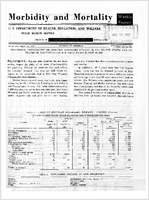 Morbidity and Mortality Weekly Report Vol 11 No 34 for Release August 31 1962