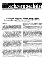 An Overview of the 1982 National Master Facility Inventory Survey of Nursing and Related Care Homes