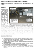 Manufacturing Traffic Supervisor Dies When Struck By Forklift