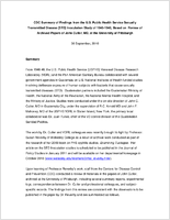 CDC summary of findings from the US Public Health Service sexually transmitted disease STD inoculation study of 19461948 based on review of archived papers of John Cutler MD at the University of Pittsburgh