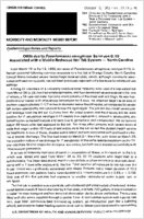 MMWR Morbidity and Mortality Weekly Report October 15 1982  Vol 31  No 40