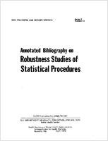 Annotated Bibliography on Robustness Studies of Statistical Procedures
