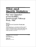 Plan and Operation of the NHANES I Epidemiologic Followup Study 1986