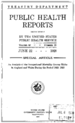 Public Health Reports  v 43 no 25  cover