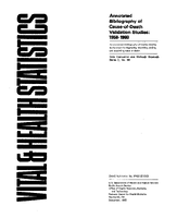 Annotated Bibliography of CauseofDeath Validation Studies 19581980