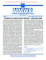 MMWR Morbidity and Mortality Weekly Report Vol 58 No 22 June 12 2009