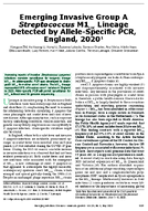 Emerging Invasive Group A Streptococcus M1UK Lineage Detected by AlleleSpecific PCR England 20201