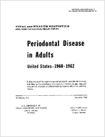 Periodontal disease in adults United States 19601962