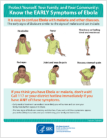 Protect Yourself Your Family and Your Community Know the Early Symptoms of Ebola 2015