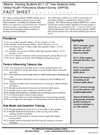 Albania  Nursing Students 2011 3rd Year Students Only Global Health Professions Student Survey GHPSS  Fact Sheet