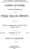 Public Health Reports  v 16 Supplement 8