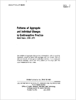 Patterns of Aggregate and Individual Changes in Contraceptive Practice United States 19651975