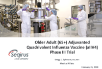 Older adult 65 adjuvanted quadrivalent influenza vaccine aIIV4 phase III trial
