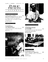 Public Health Reports  v 113 no 2  table of contents