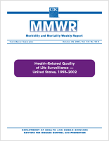 Morbidity and Mortality Weekly Report MMWR Surveillance Summaries October 2005  Vol 54  No SS4