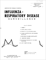 Influenzarespiratory disease surveillance report no 89 19721973
