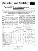Morbidity and Mortality Weekly Report For release April 11 1958 Vol 7 No 14