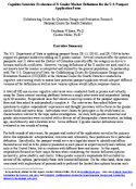 Cognitive Interview Evaluation of X Gender Marker Definitions for the US Passport Application Form