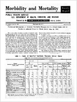 Morbidity and Mortality Weekly Report For release June 24 1960 Vol 9 No 24