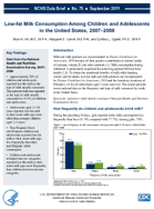 Lowfat Milk Consumption Among Children and Adolescents in the United States 20072008
